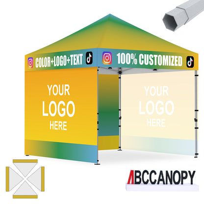 S3 BenchMark Brio Shield Custom Aluminum Canopy 10x10, 10x15, 10x20