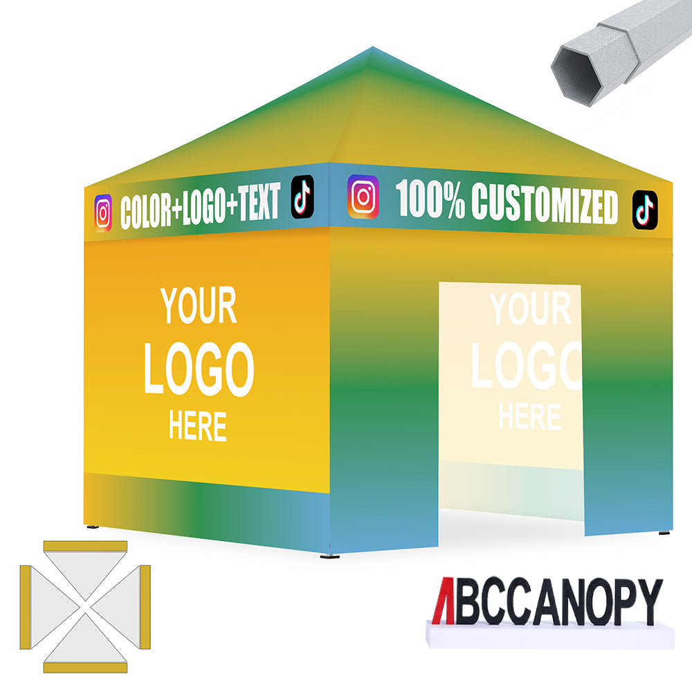 S3 BenchMark Brio Shield Custom Aluminum Canopy 10x10, 10x15, 10x20