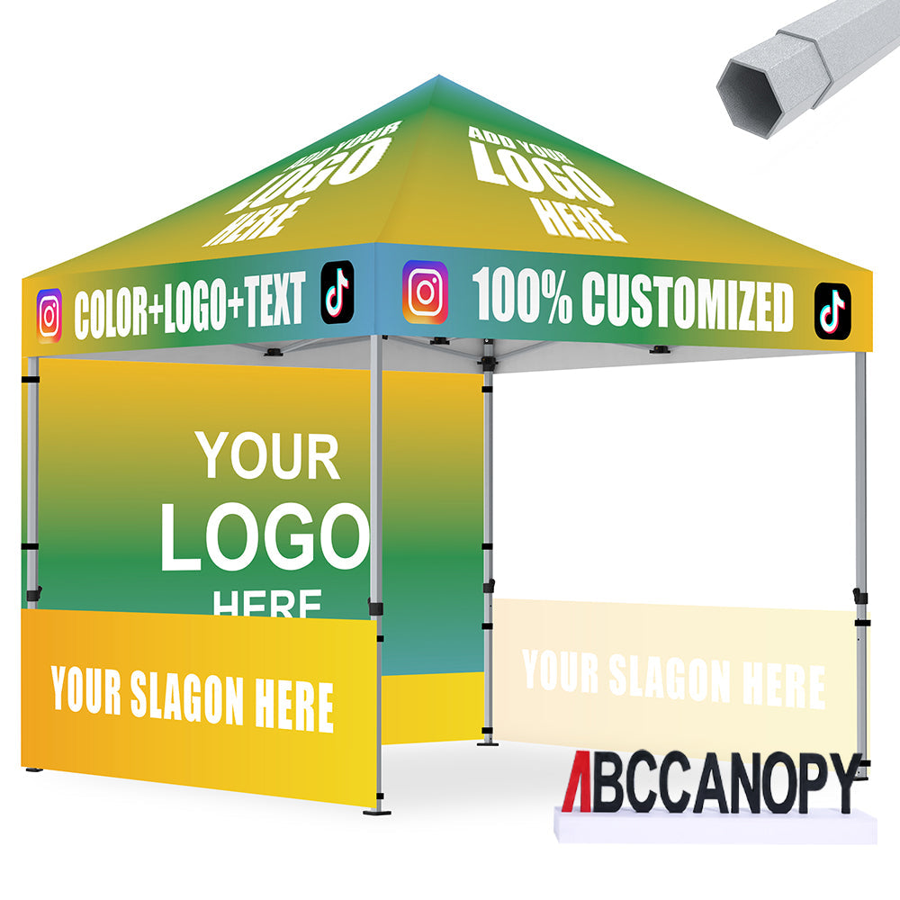 S3 BenchMark Brio Shield Custom Aluminum Canopy 10x10, 10x15, 10x20