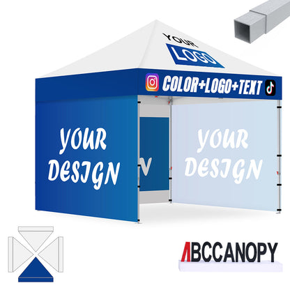 S2 Crux Start™-Core Custom Canopy Tent Square Tube 10x10