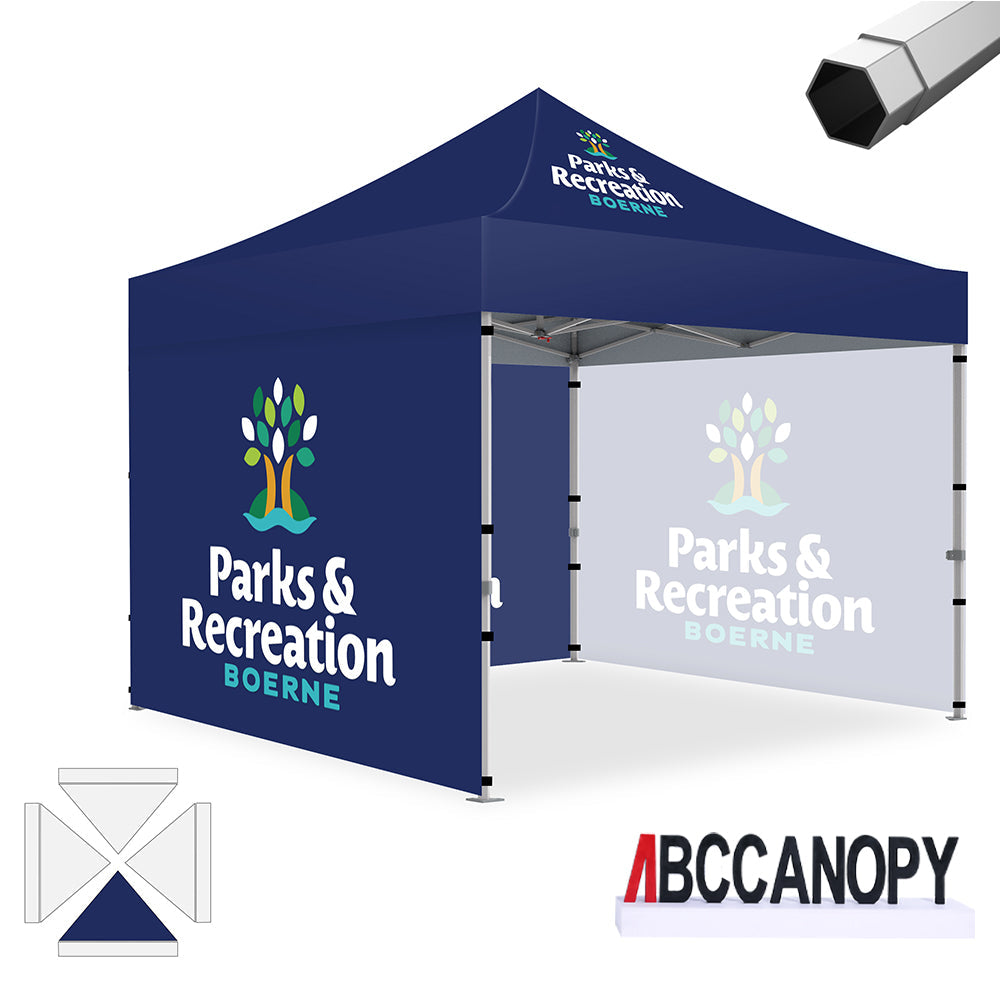 Custom Canopy Tent Pop Up Shelter (S1 Nova Base-Frame) - 8x8, 10x10, 10x15, 10x20