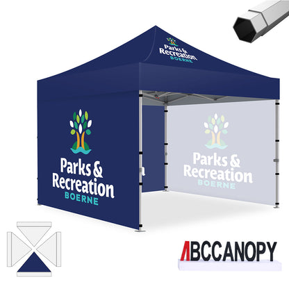 Custom Canopy Tent Pop Up Shelter (S1 Nova Base-Frame) - 8x8, 10x10, 10x15, 10x20