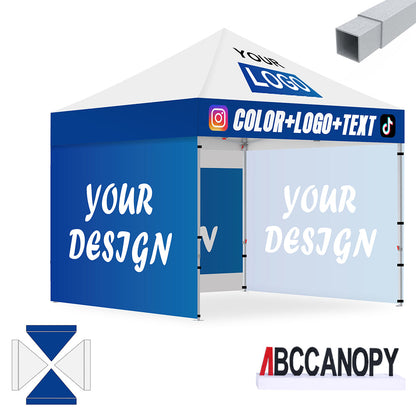 S2 Crux Start™-Core Custom Canopy Tent Square Tube 10x10