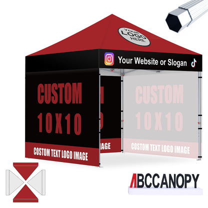 S3 BenchMark Brio® - Fort Custom Aluminum Canopy 10x10, 10x15, 10x20