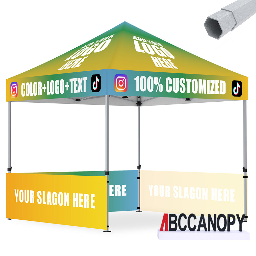 S3 BenchMark Brio Shield Custom Aluminum Canopy 10x10, 10x15, 10x20