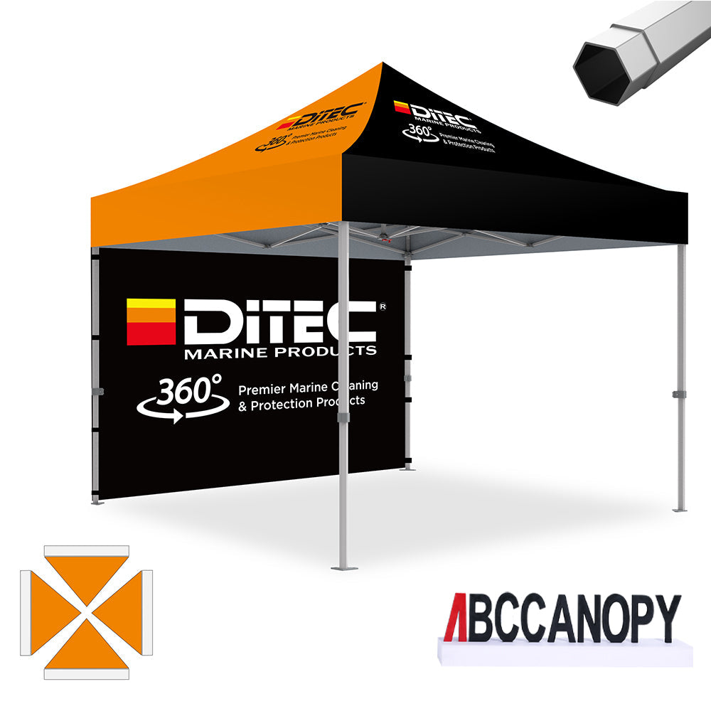 Custom Canopy Tent Pop Up Shelter (S1 Nova Base-Frame) - 8x8, 10x10, 10x15, 10x20