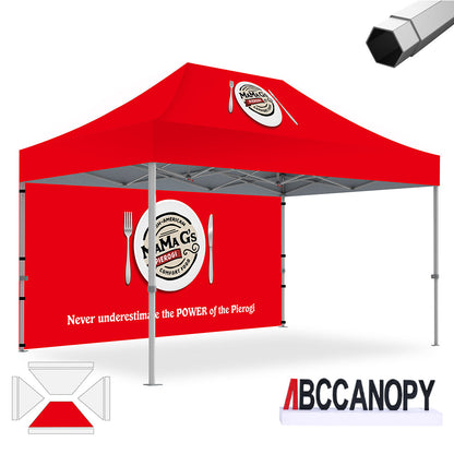Custom Canopy Tent Pop Up Shelter (S1 Nova Base-Frame) - 8x8, 10x10, 10x15, 10x20
