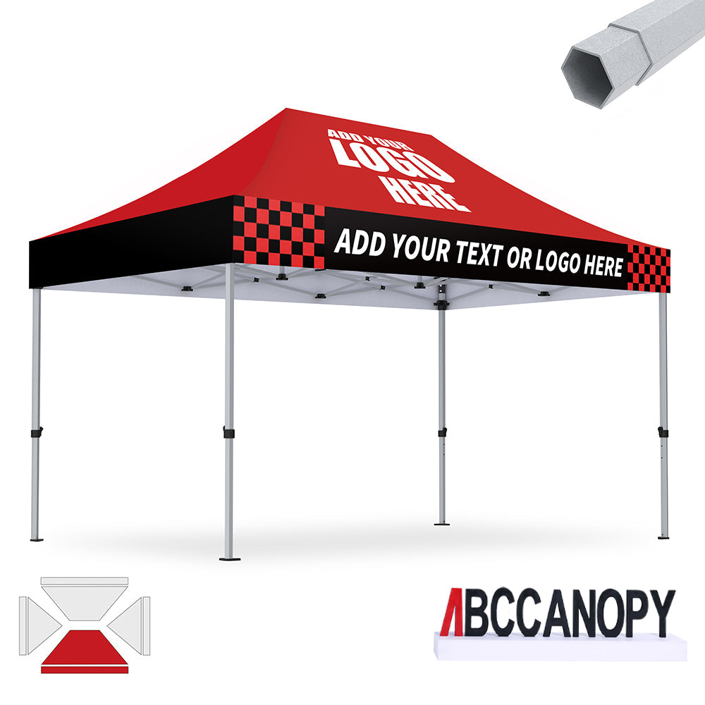 S3 BenchMark Brio Shield Custom Aluminum Canopy 10x10, 10x15, 10x20