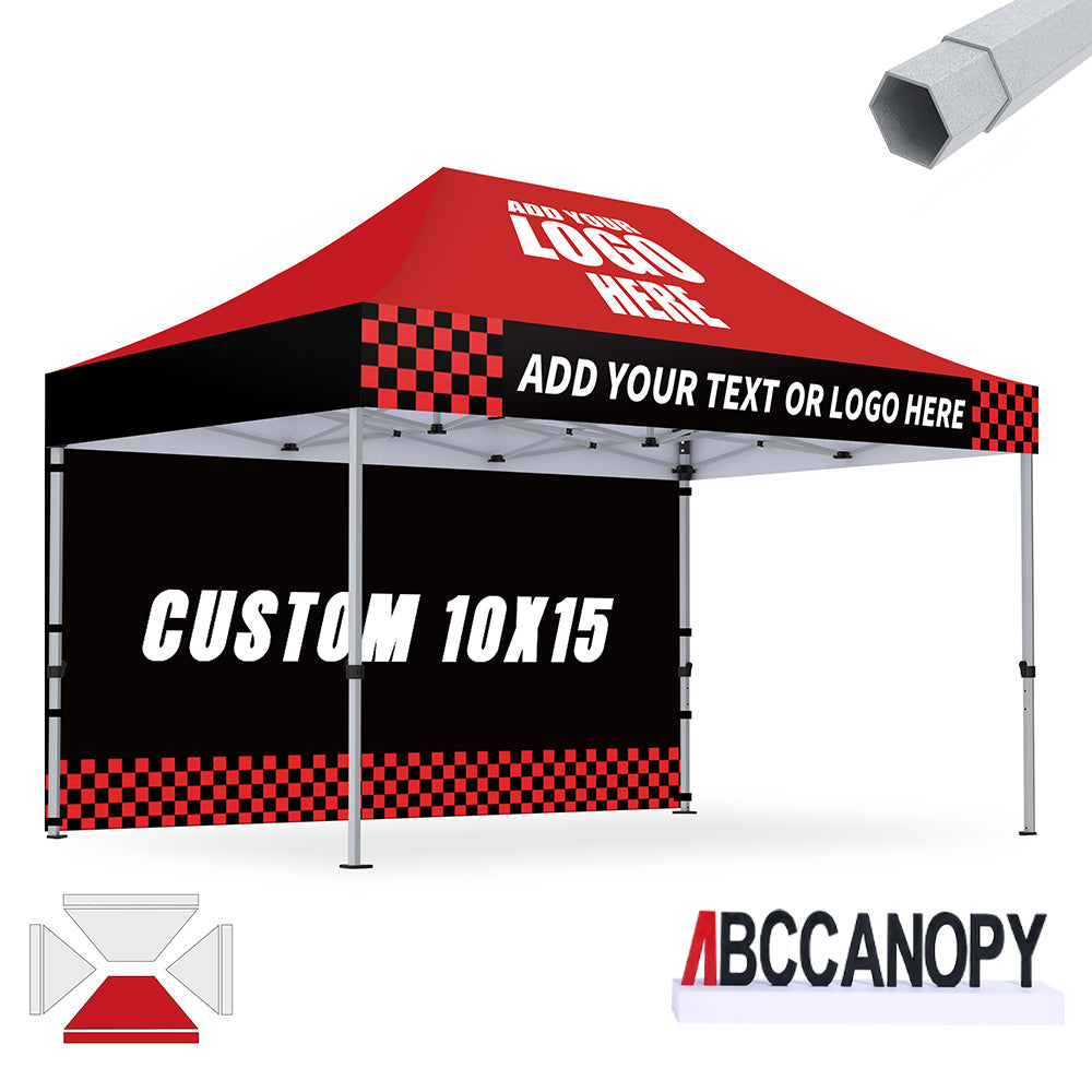 S3 BenchMark Brio Shield Custom Aluminum Canopy 10x10, 10x15, 10x20