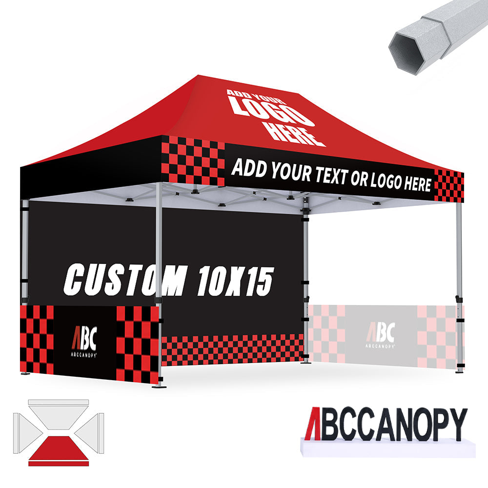 S3 BenchMark Brio Shield Custom Aluminum Canopy 10x10, 10x15, 10x20