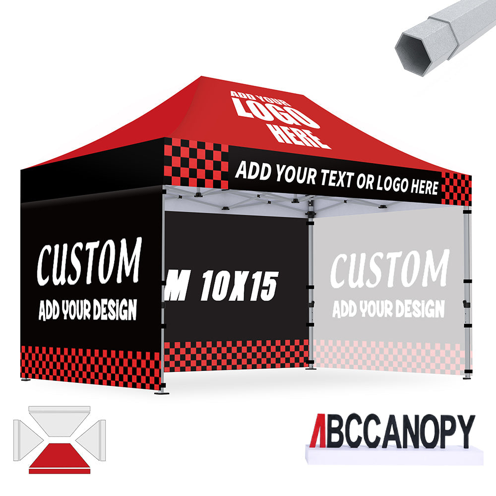 S3 BenchMark Brio Shield Custom Aluminum Canopy 10x10, 10x15, 10x20
