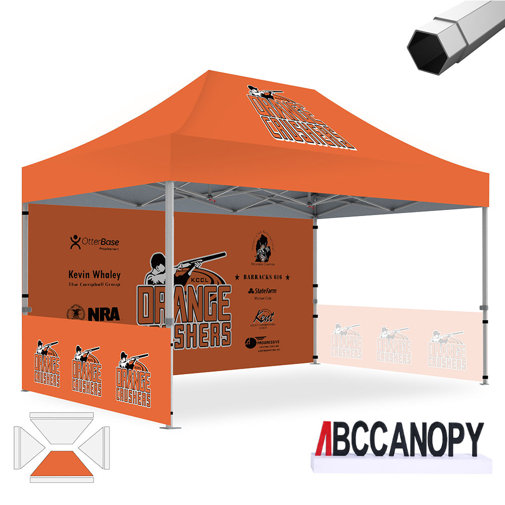 Custom Canopy Tent Pop Up Shelter (S1 Nova Base-Frame) - 8x8, 10x10, 10x15, 10x20