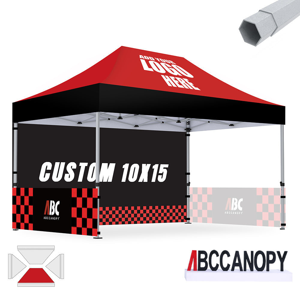 S3 BenchMark Brio Shield Custom Aluminum Canopy 10x10, 10x15, 10x20