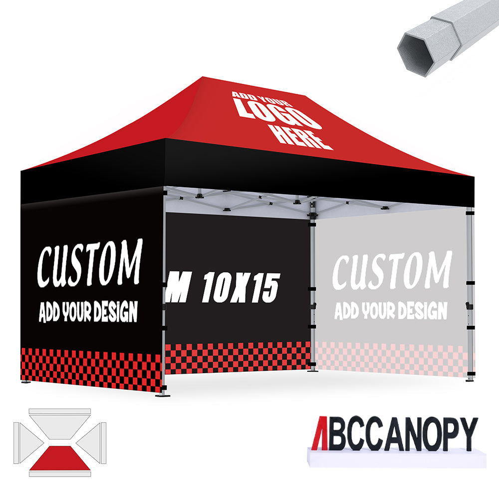 S3 BenchMark Brio Shield Custom Aluminum Canopy 10x10, 10x15, 10x20