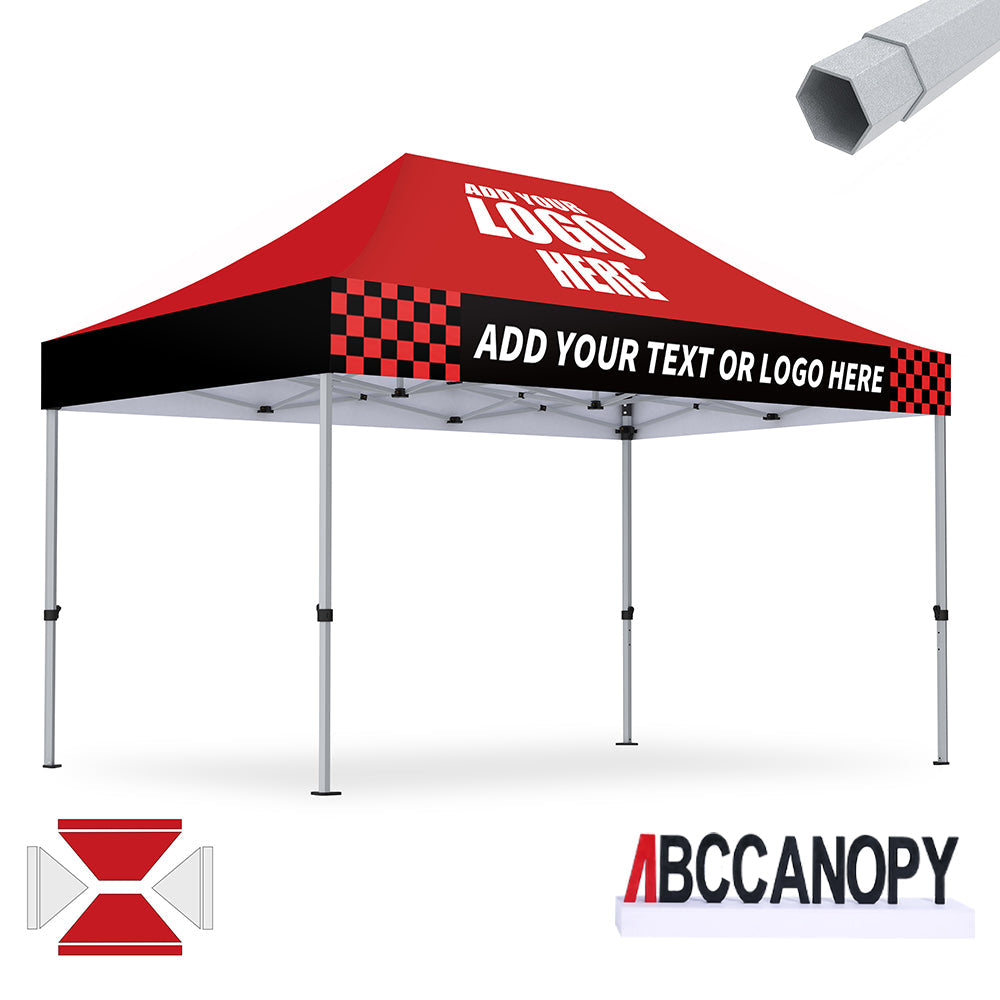 S3 BenchMark Brio Shield Custom Aluminum Canopy 10x10, 10x15, 10x20