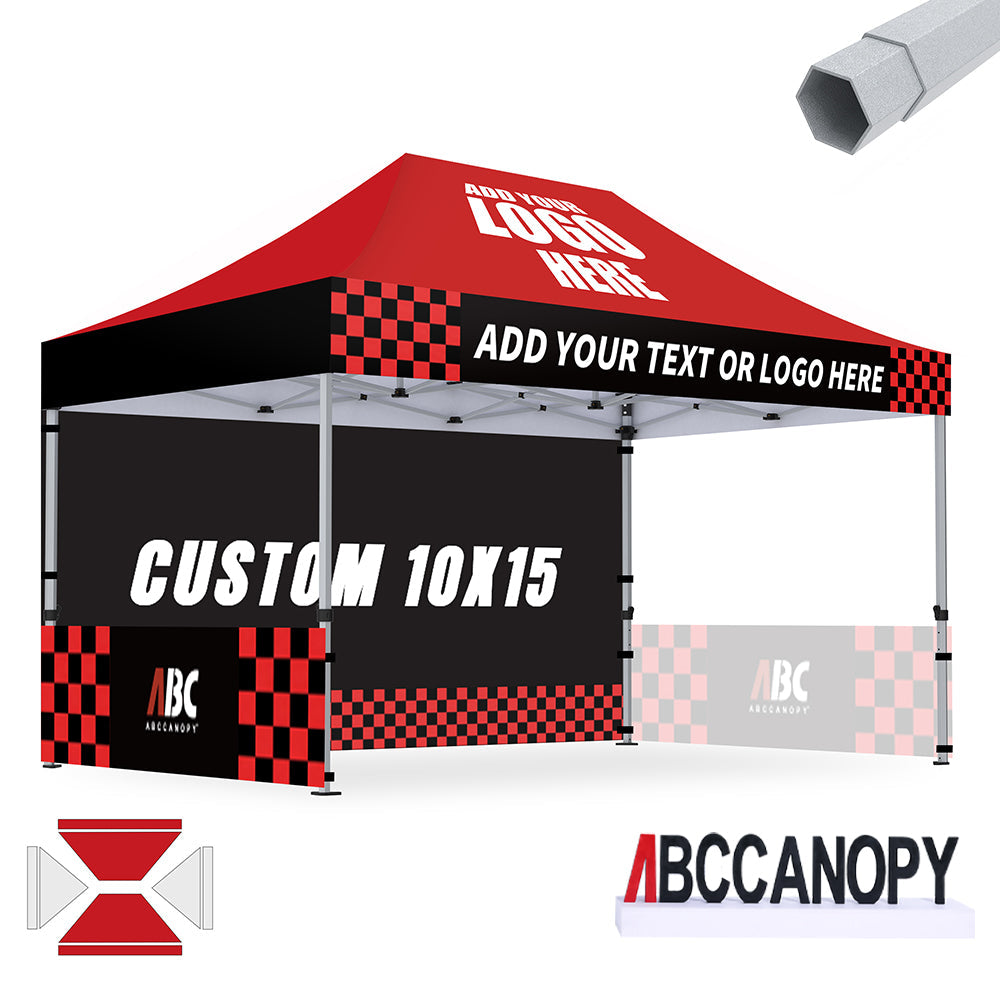 S3 BenchMark Brio Shield Custom Aluminum Canopy 10x10, 10x15, 10x20