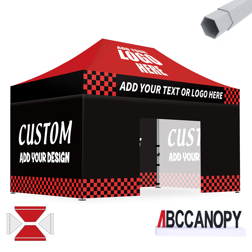 S3 BenchMark Brio Shield Custom Aluminum Canopy 10x10, 10x15, 10x20
