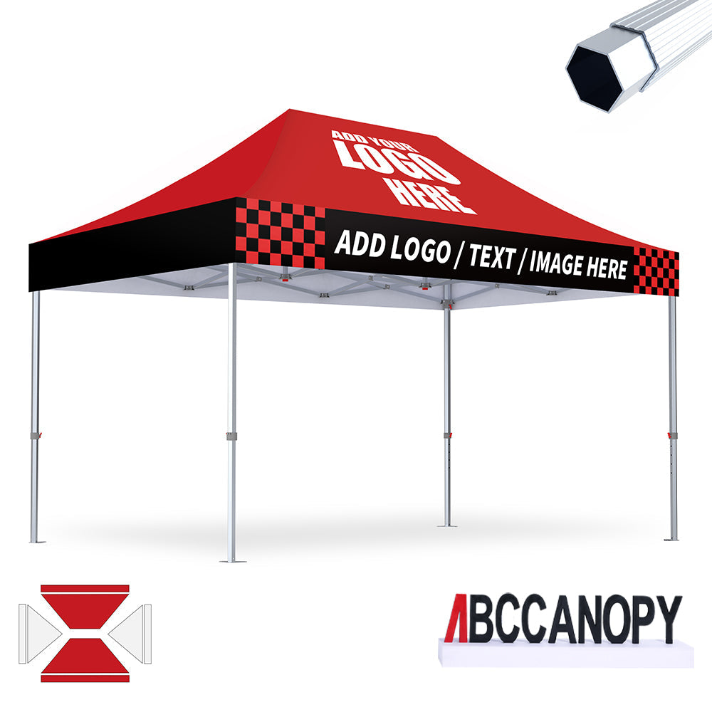 S3 BenchMark Brio® - Fort Custom Aluminum Canopy 10x10, 10x15, 10x20