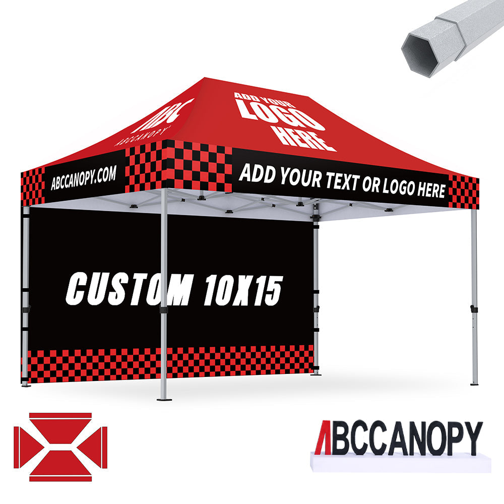 S3 BenchMark Brio Shield Custom Aluminum Canopy 10x10, 10x15, 10x20