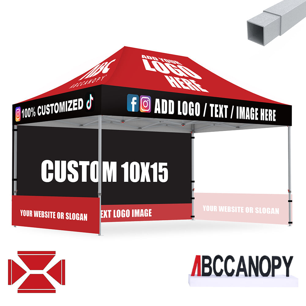 ABCCANOPY 10x15 S1/S2/S3/S4 Professional Custom Canopy Tent