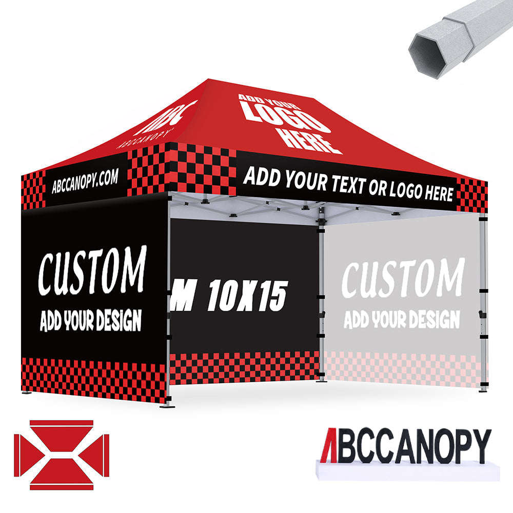S3 BenchMark Brio Shield Custom Aluminum Canopy 10x10, 10x15, 10x20