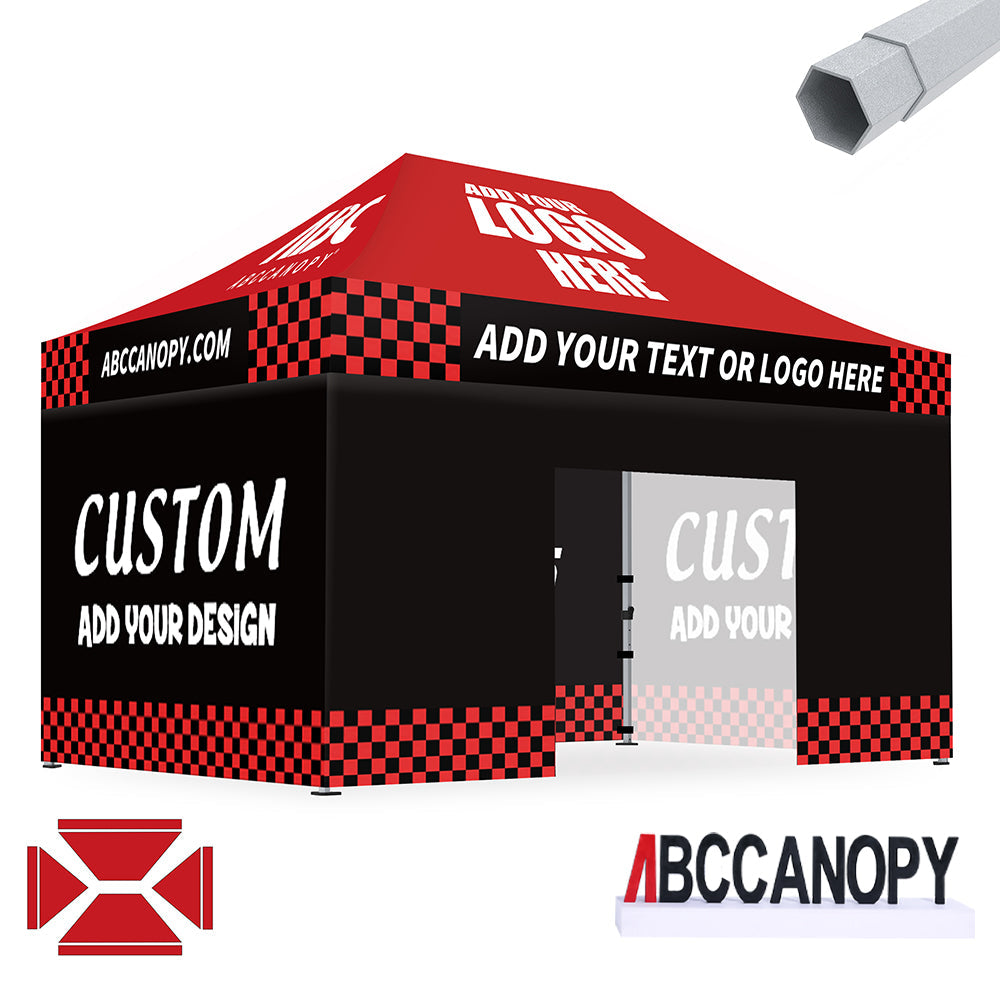 S3 BenchMark Brio Shield Custom Aluminum Canopy 10x10, 10x15, 10x20