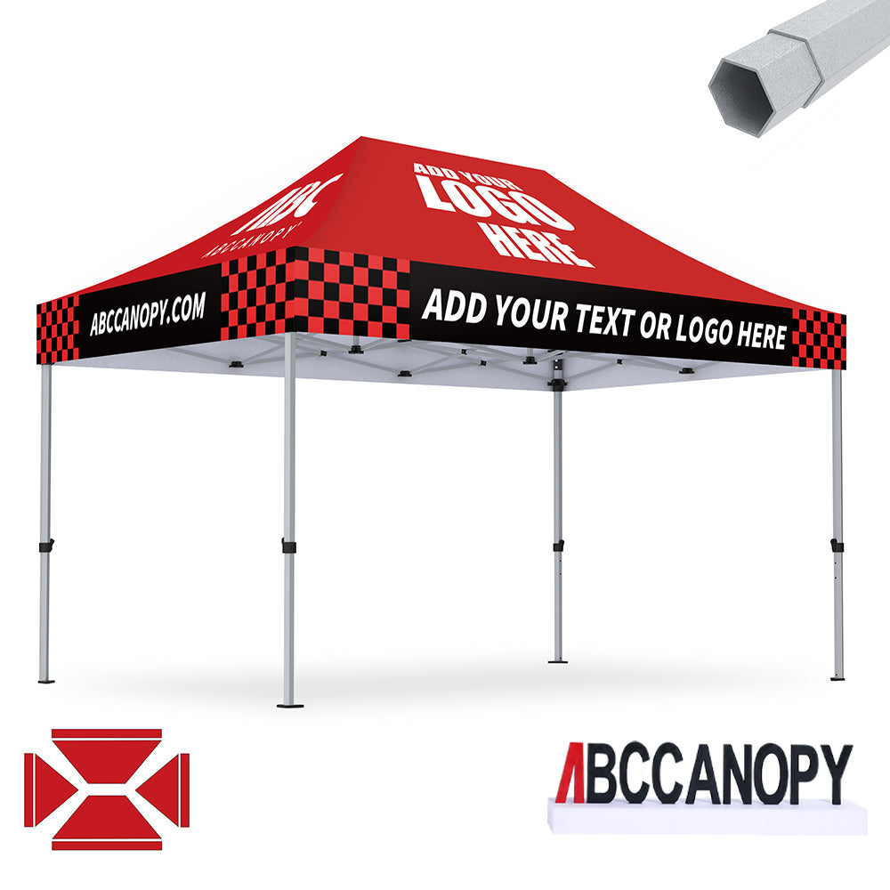 S3 BenchMark Brio Shield Custom Aluminum Canopy 10x10, 10x15, 10x20