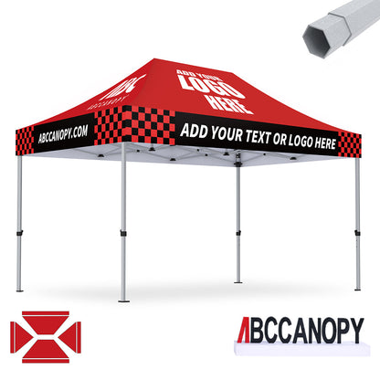 S3 BenchMark Brio Shield Custom Aluminum Canopy 10x10, 10x15, 10x20