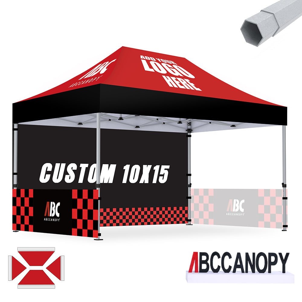 S3 BenchMark Brio Shield Custom Aluminum Canopy 10x10, 10x15, 10x20