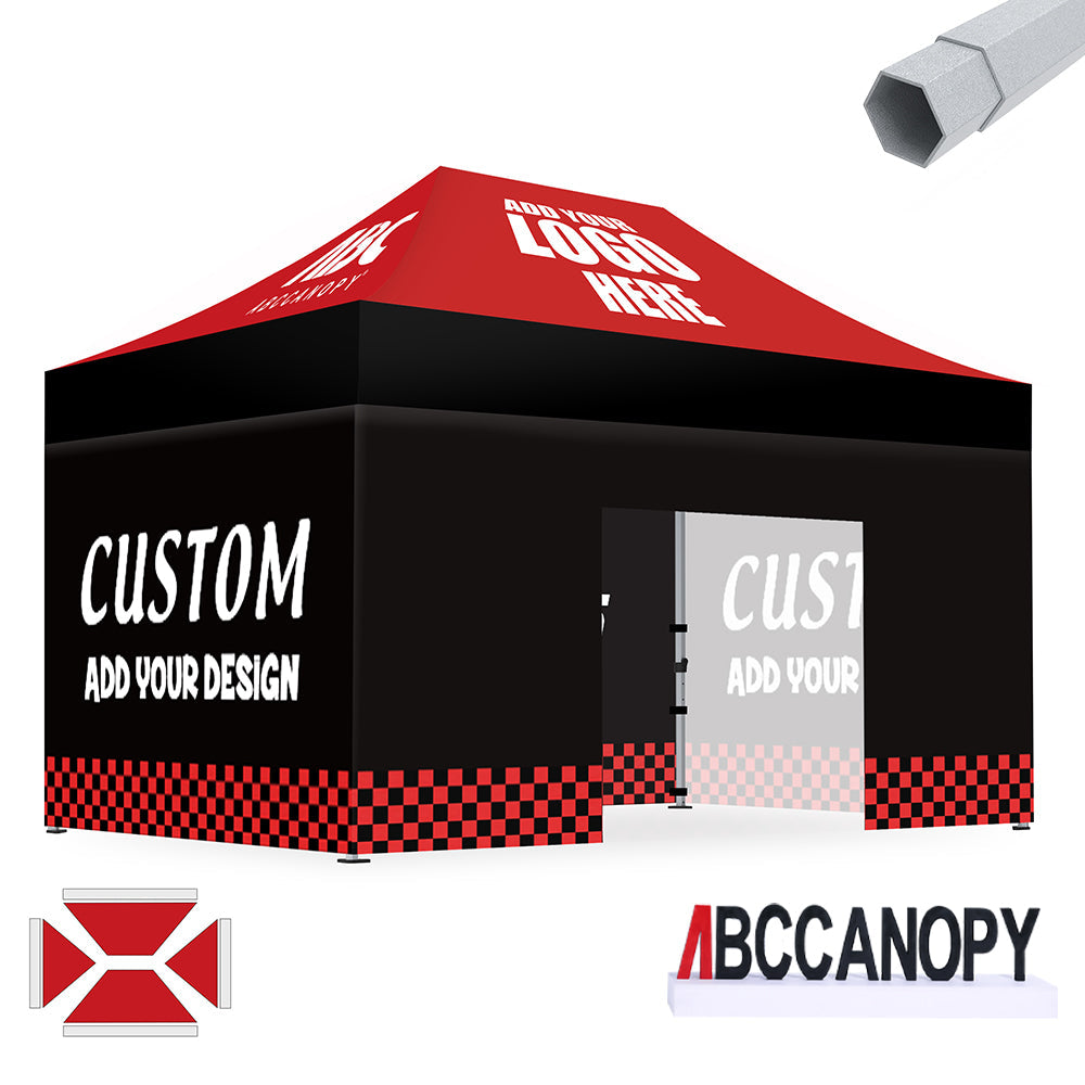 S3 BenchMark Brio Shield Custom Aluminum Canopy 10x10, 10x15, 10x20