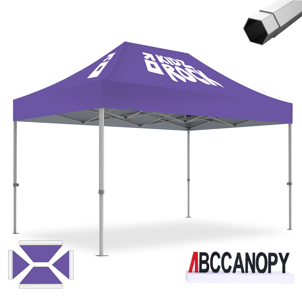 Custom Canopy Tent Pop Up Shelter (S1 Nova Base-Frame) - 8x8, 10x10, 10x15, 10x20