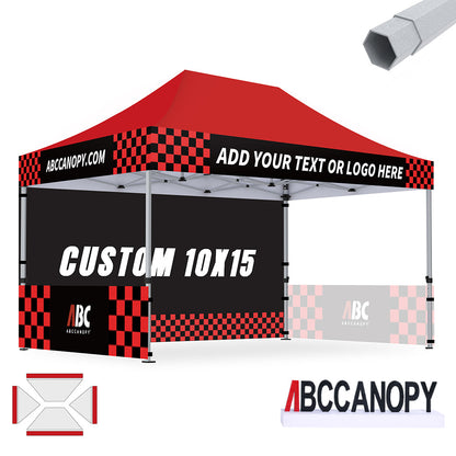 S3 BenchMark Brio Shield Custom Aluminum Canopy 10x10, 10x15, 10x20