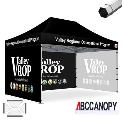 Custom Canopy Tent Pop Up Shelter (S1 Nova Base-Frame) - 8x8, 10x10, 10x15, 10x20