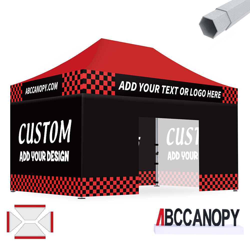 S3 BenchMark Brio Shield Custom Aluminum Canopy 10x10, 10x15, 10x20