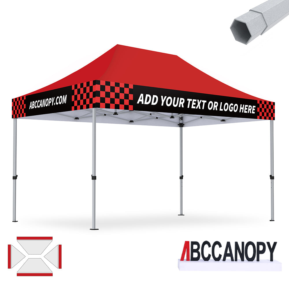 S3 BenchMark Brio Shield Custom Aluminum Canopy 10x10, 10x15, 10x20