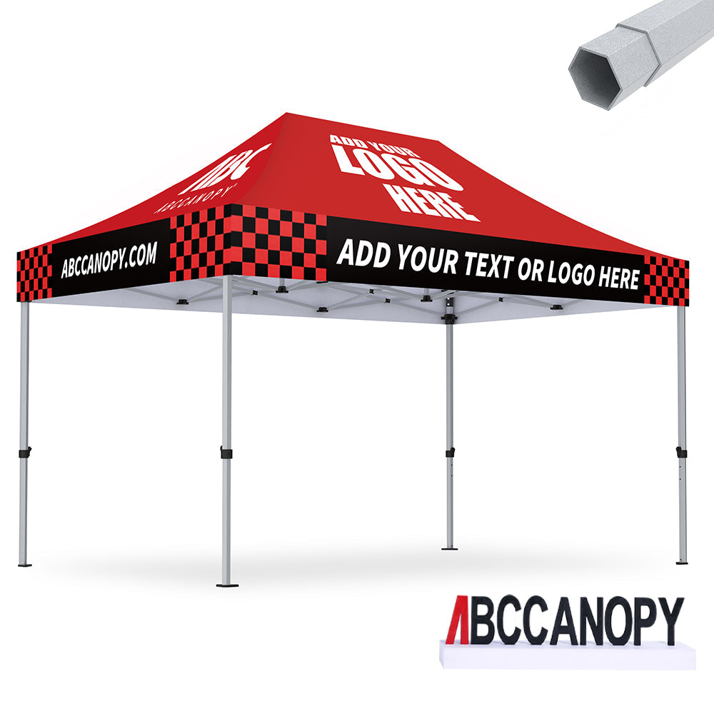 S3 BenchMark Brio Shield Custom Aluminum Canopy 10x10, 10x15, 10x20