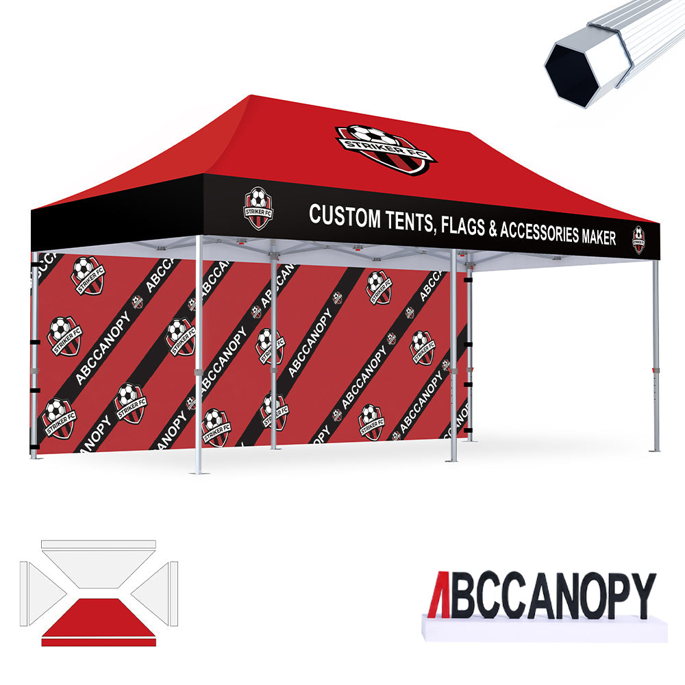 S3 BenchMark Brio® - Fort Custom Aluminum Canopy 10x10, 10x15, 10x20