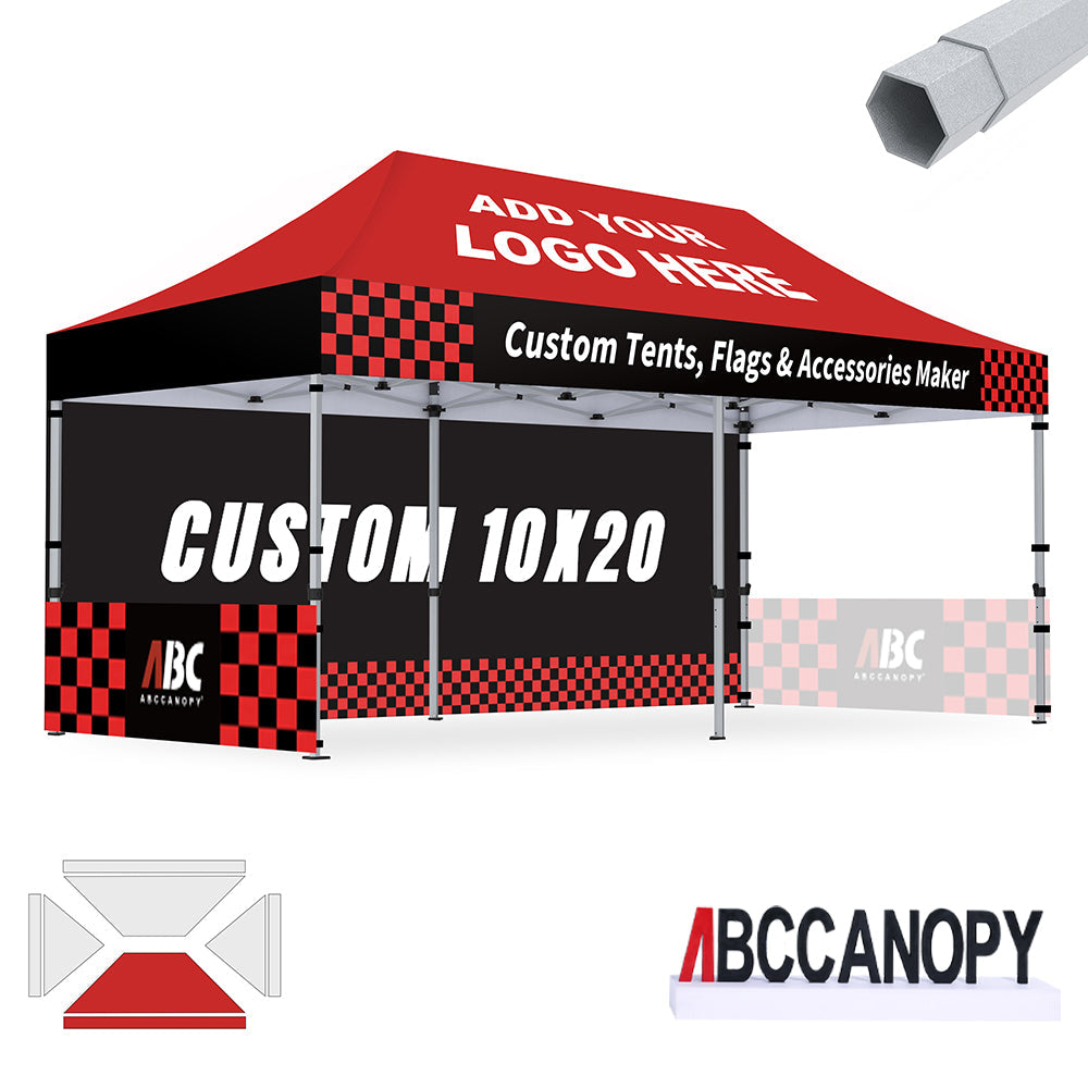 S3 BenchMark Brio Shield Custom Aluminum Canopy 10x10, 10x15, 10x20