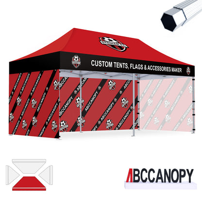 S3 BenchMark Brio® - Fort Custom Aluminum Canopy 10x10, 10x15, 10x20