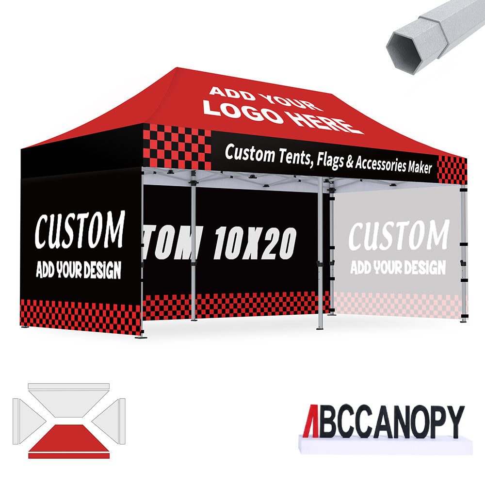 S3 BenchMark Brio Shield Custom Aluminum Canopy 10x10, 10x15, 10x20
