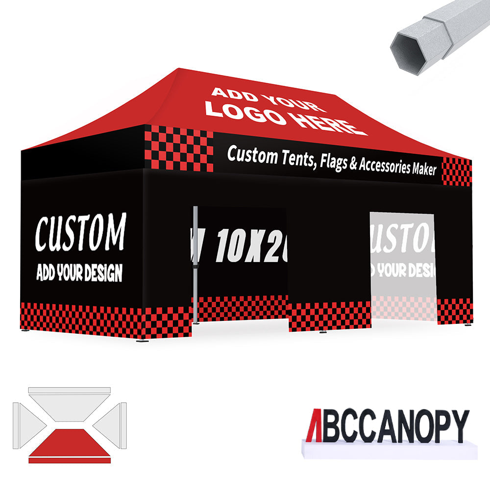 S3 BenchMark Brio Shield Custom Aluminum Canopy 10x10, 10x15, 10x20