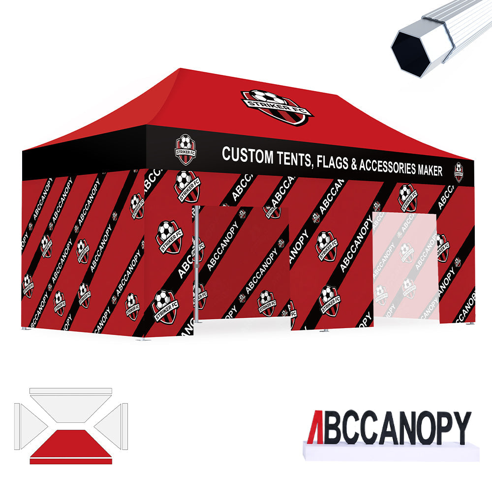 S3 BenchMark Brio® - Fort Custom Aluminum Canopy 10x10, 10x15, 10x20