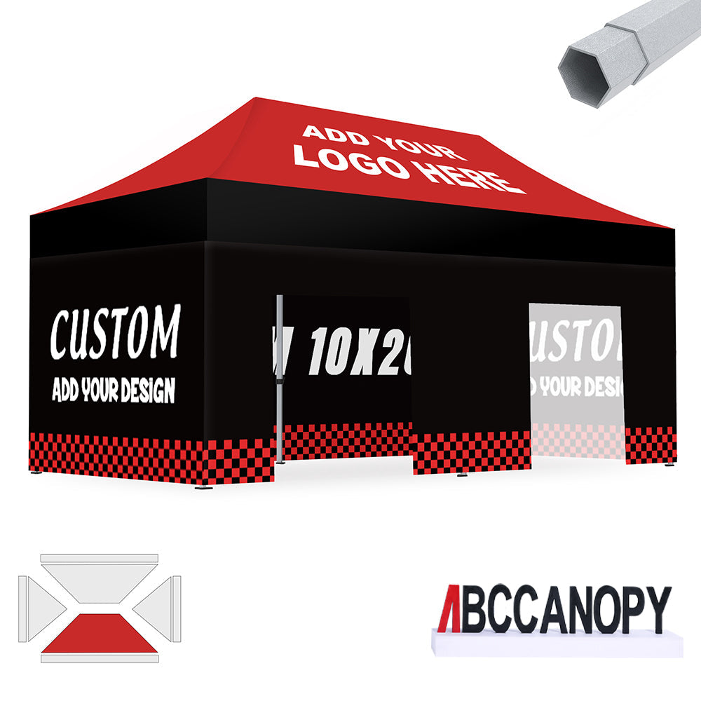S3 BenchMark Brio Shield Custom Aluminum Canopy 10x10, 10x15, 10x20