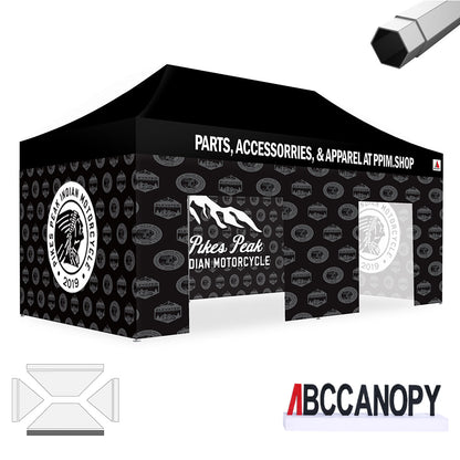 Custom Canopy Tent Pop Up Shelter (S1 Nova Base-Frame) - 8x8, 10x10, 10x15, 10x20