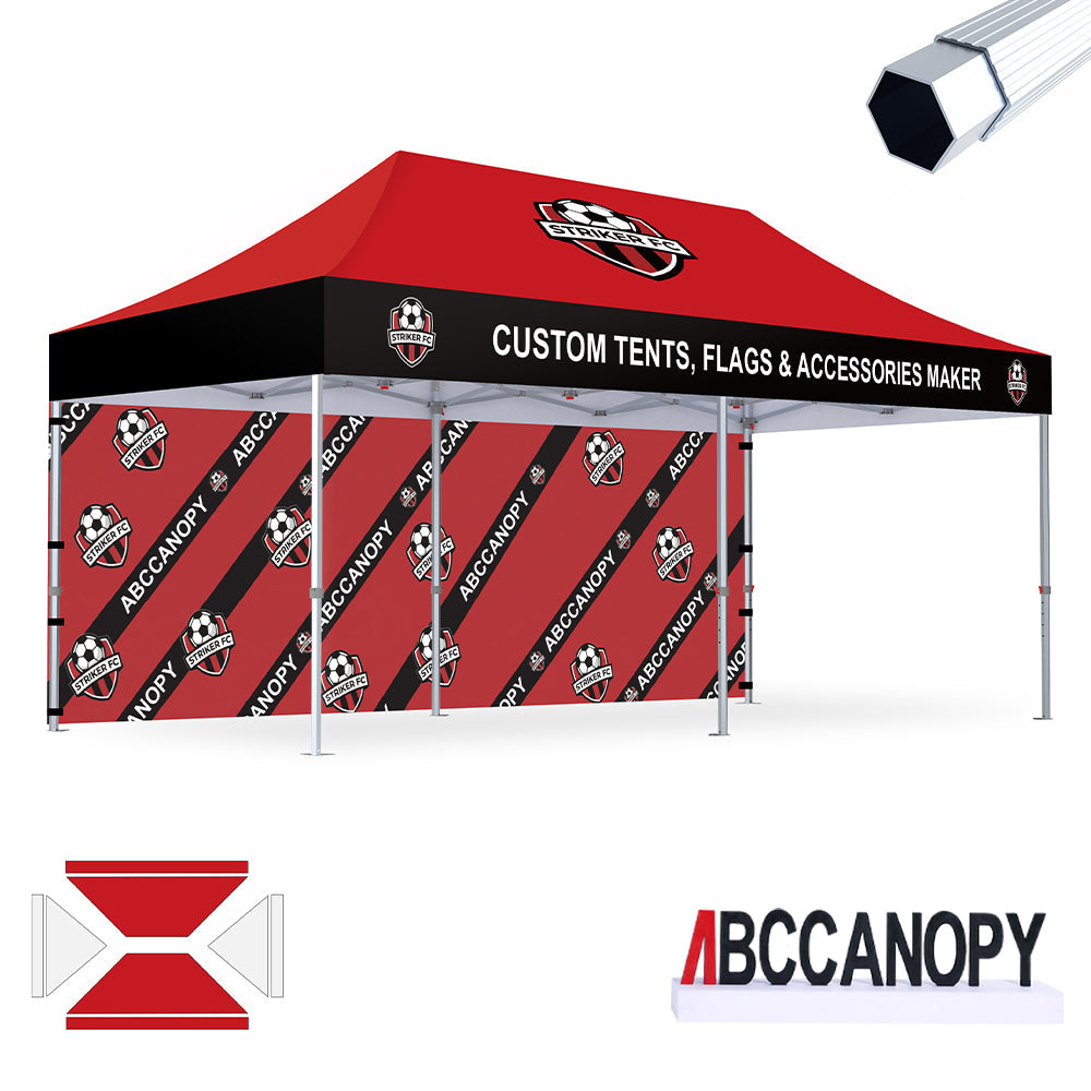 S3 BenchMark Brio® - Fort Custom Aluminum Canopy 10x10, 10x15, 10x20