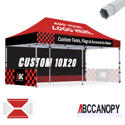 S3 BenchMark Brio Shield Custom Aluminum Canopy 10x10, 10x15, 10x20
