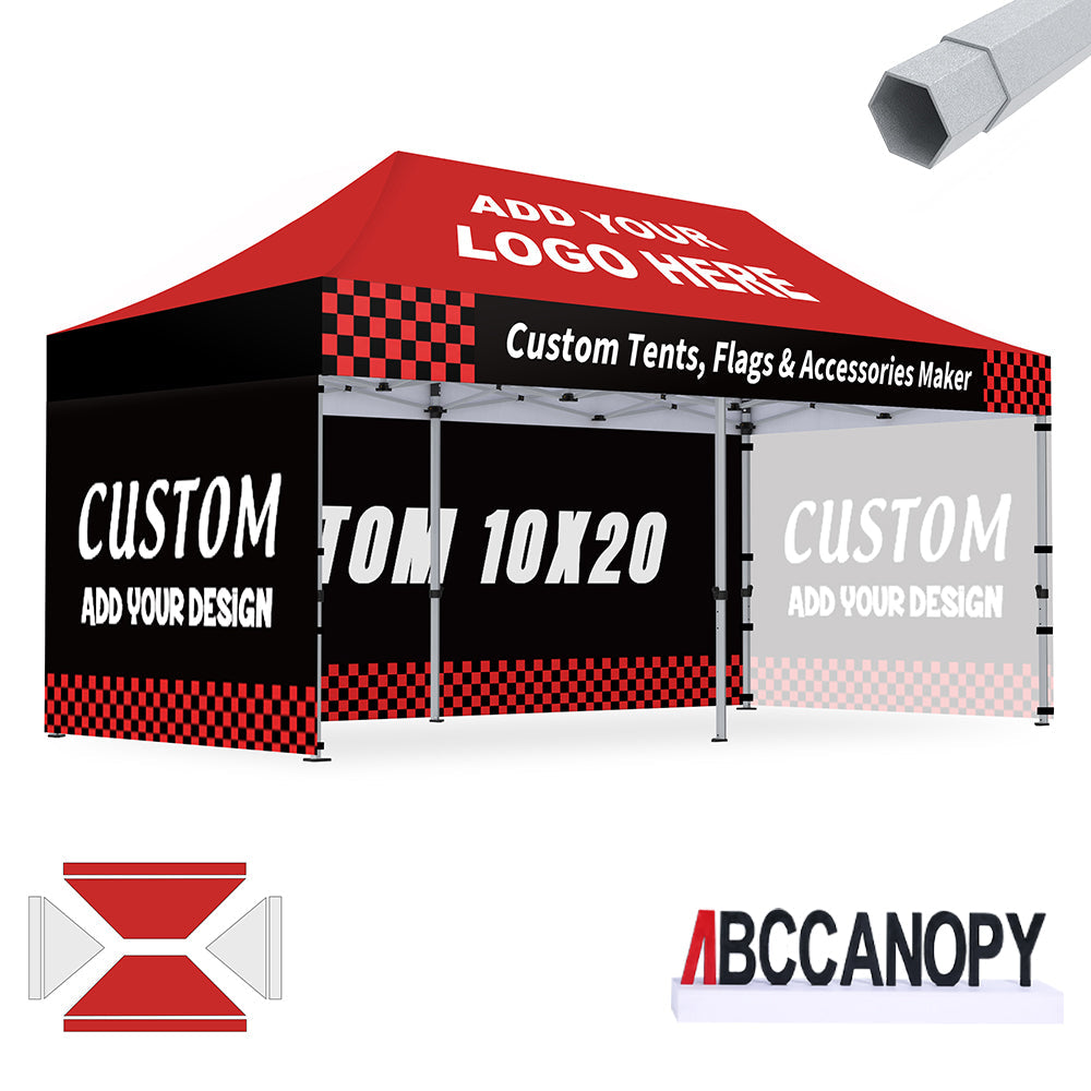 S3 BenchMark Brio Shield Custom Aluminum Canopy 10x10, 10x15, 10x20