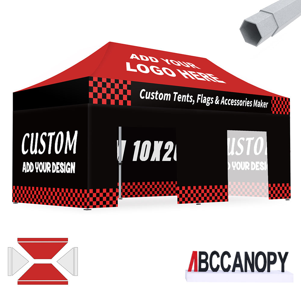 S3 BenchMark Brio Shield Custom Aluminum Canopy 10x10, 10x15, 10x20