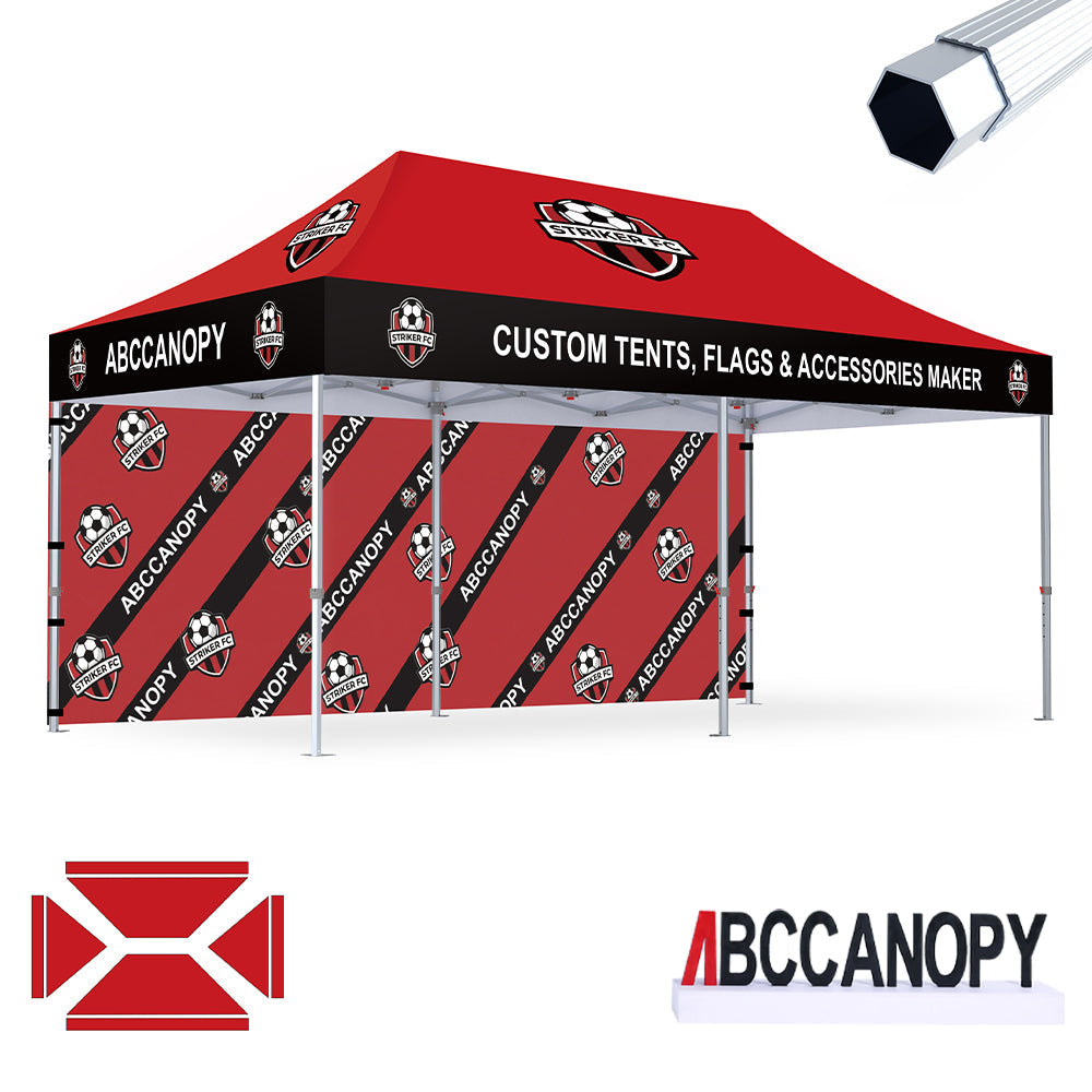 S3 BenchMark Brio® - Fort Custom Aluminum Canopy 10x10, 10x15, 10x20