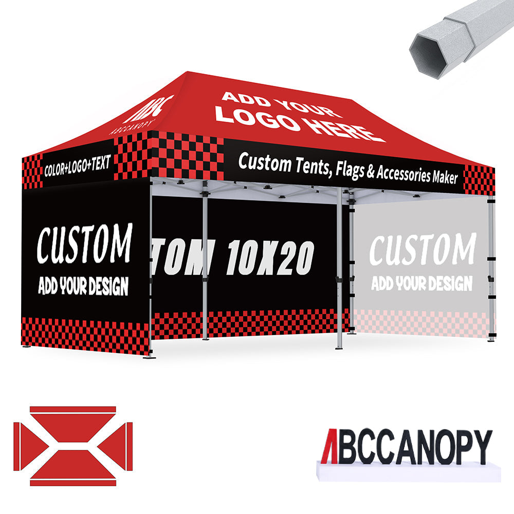 S3 BenchMark Brio Shield Custom Aluminum Canopy 10x10, 10x15, 10x20